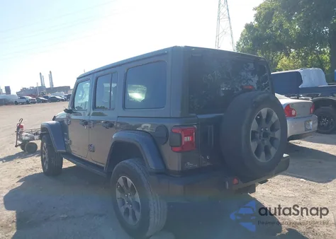 2019 Jeep Wrangler Unlimited Sahara 4X4 из США, поврежденный, VIN 1C4HJXEG5KW597919